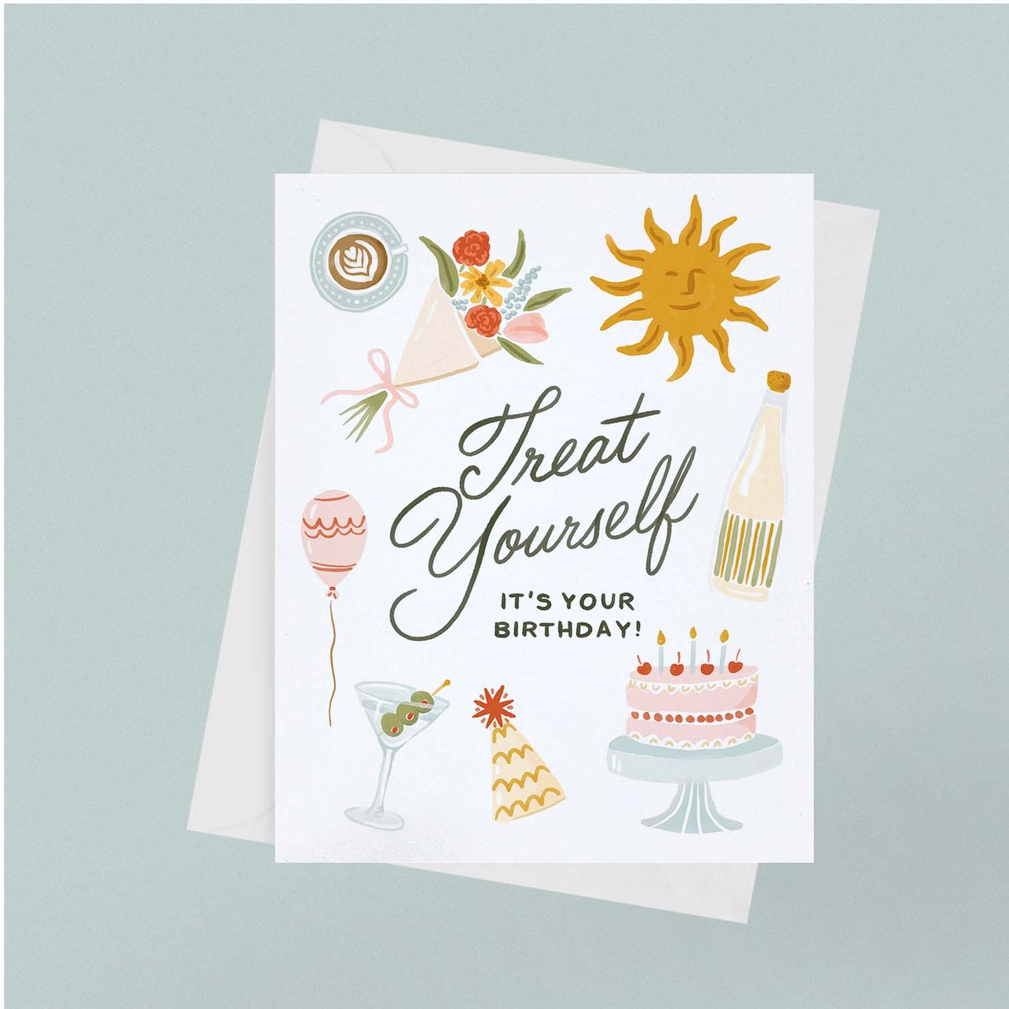 "Treat Yourself" Birthday Card