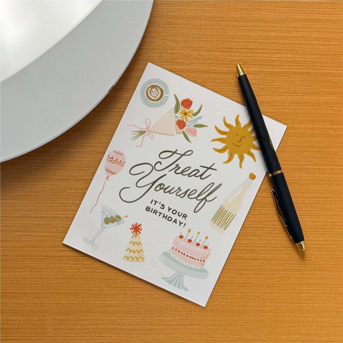 "Treat Yourself" Birthday Card