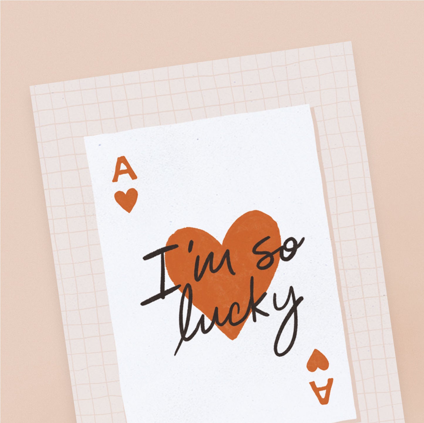 "So Lucky" Card