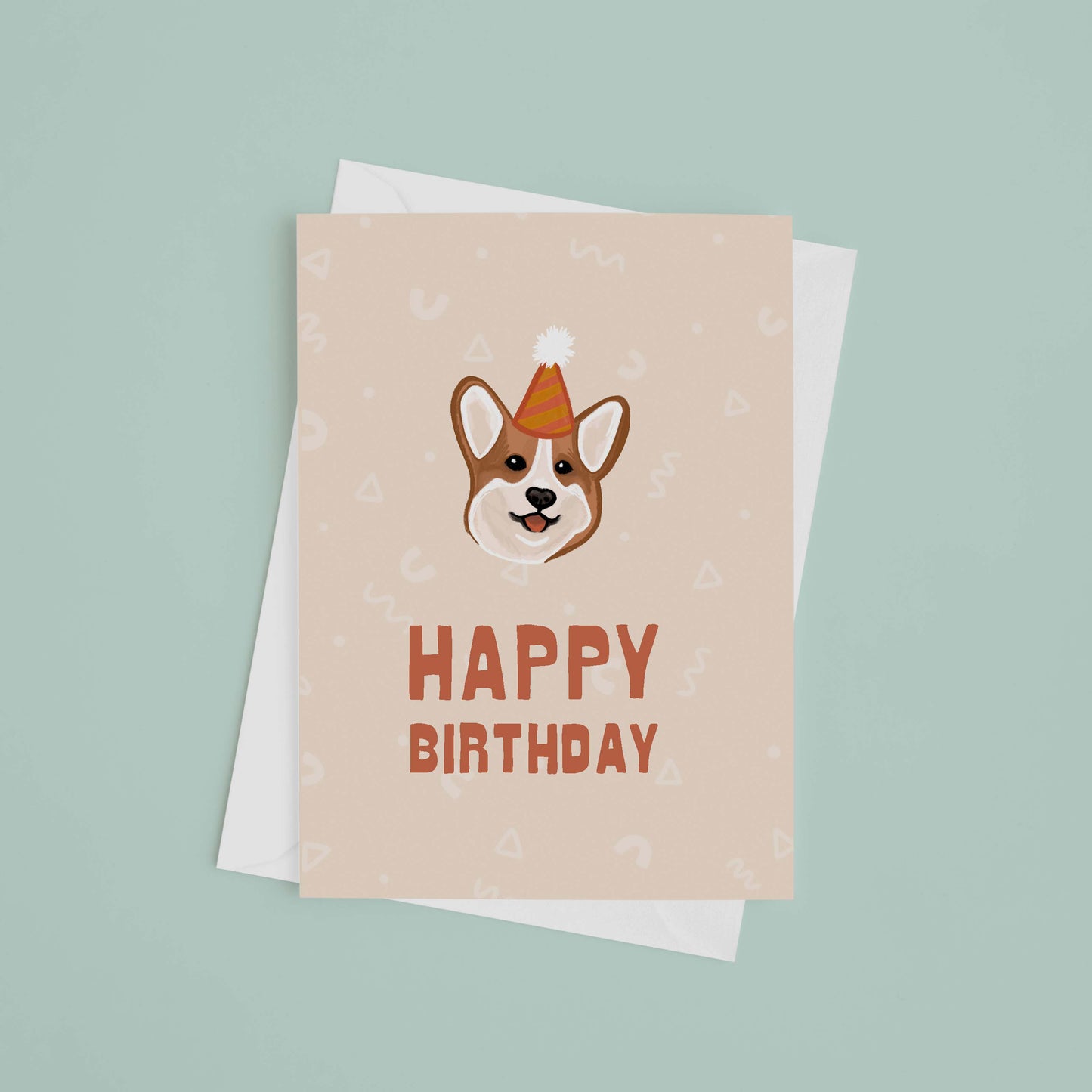 Corgi Birthday Cards: 8 Pack