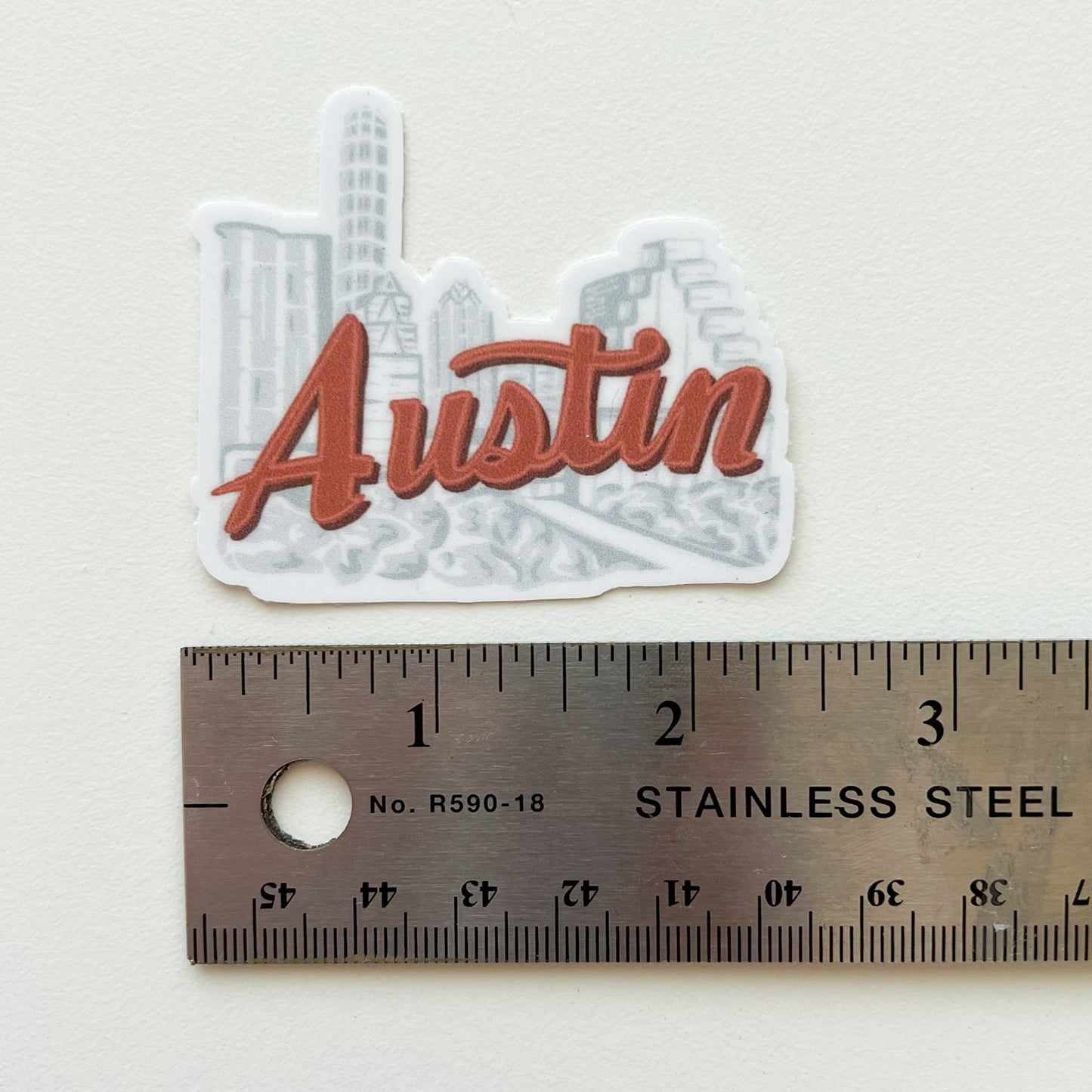 Austin Sticker Horizontal Measurements