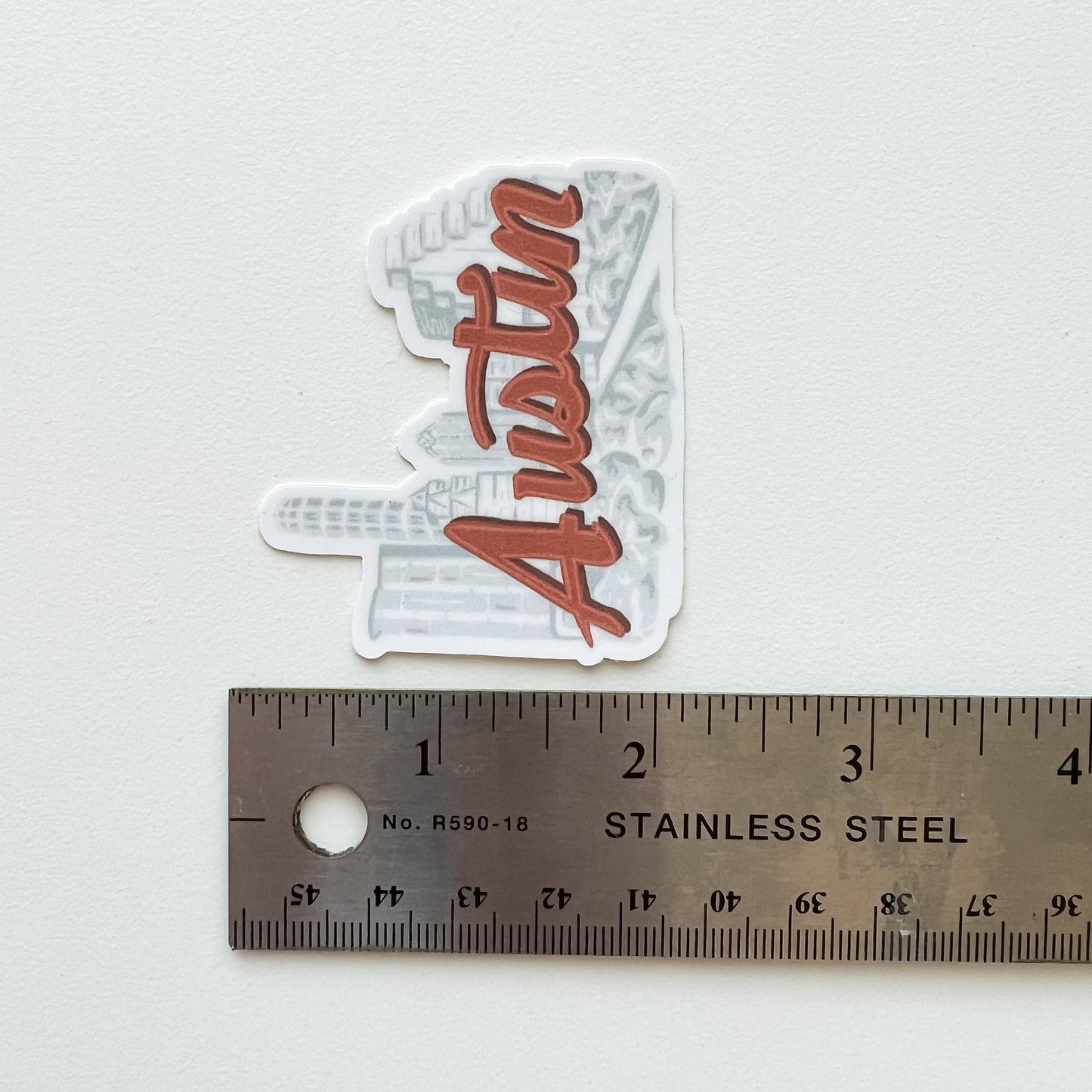 Austin Sticker Vertical Measurements