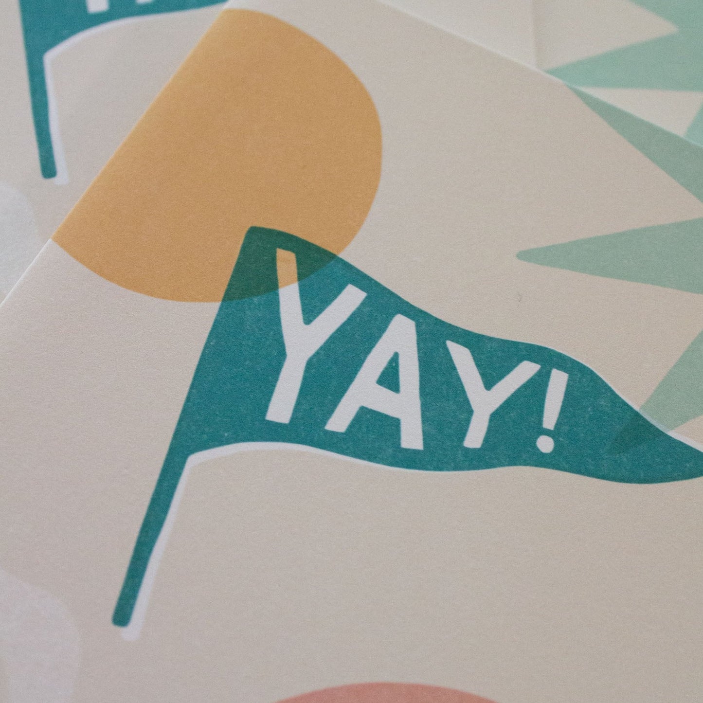 YAY Abstract Celebration Card