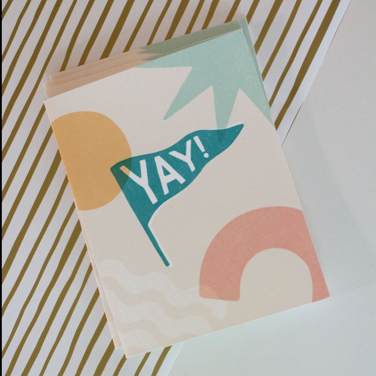 YAY Abstract Celebration Card