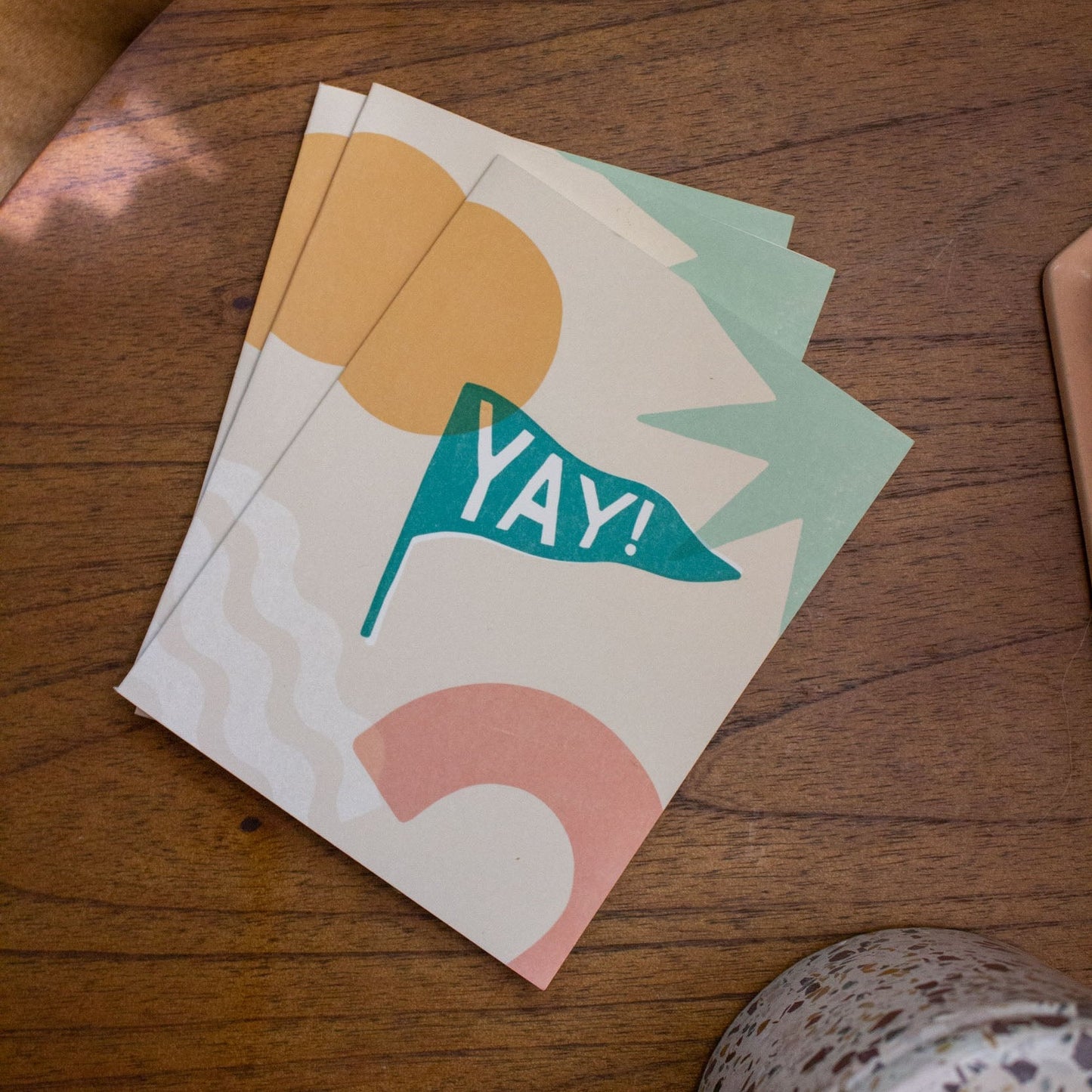 YAY Abstract Celebration Card