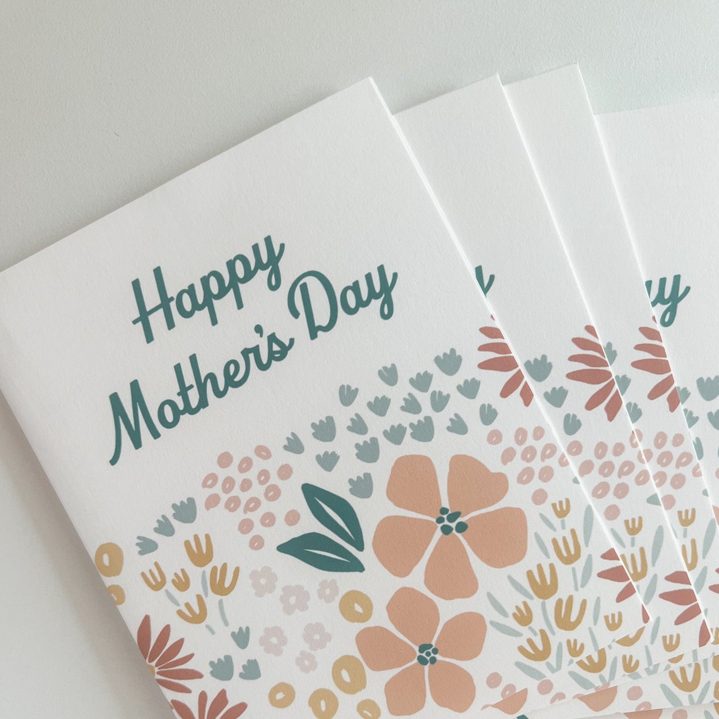 Set of Floral Mother's Day Cards