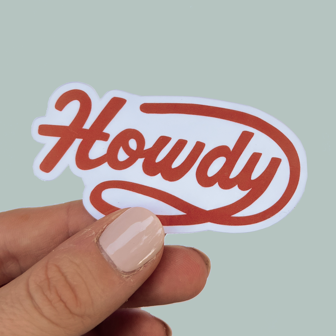 Mini Howdy Vase Sticker Howdy Vinyl Sticker Stickers for