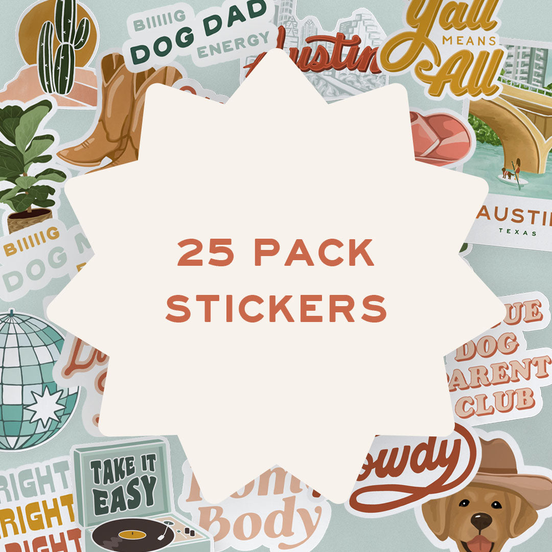 25 Pack - Stickers