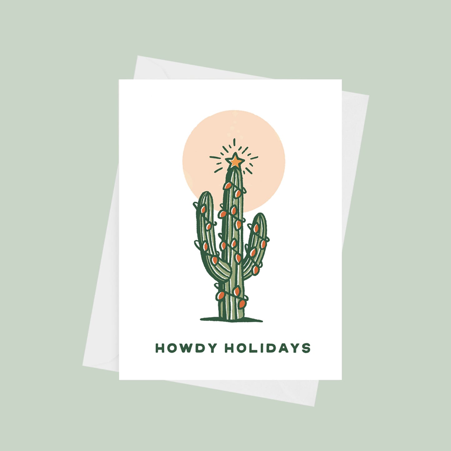 Howdy Holidays Card: 8 Pack