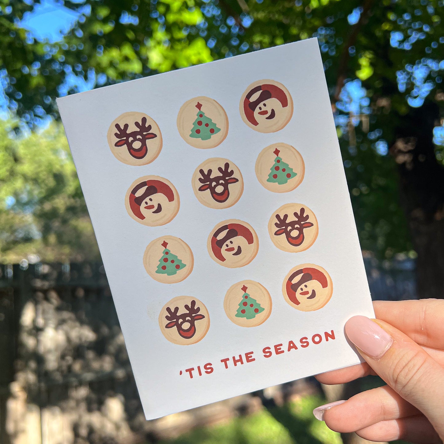Christmas Cookie Card: 8 Pack