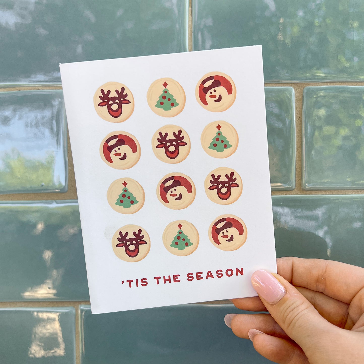 Christmas Cookie Card: 8 Pack