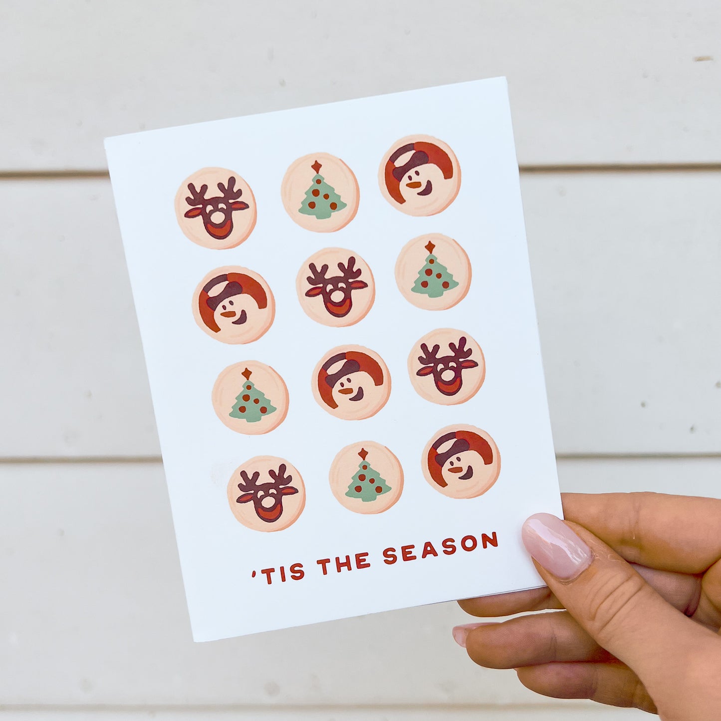 Christmas Cookie Card: 8 Pack