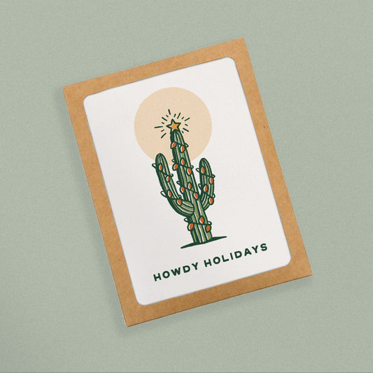 Howdy Holidays Card: 8 Pack