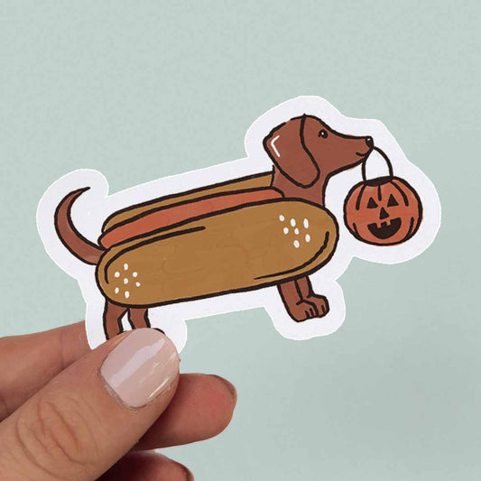 Halloweenie Sticker