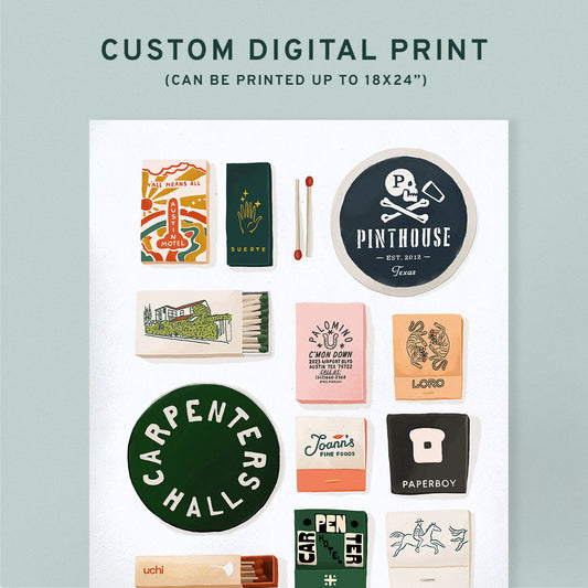 Custom Matchbook Digital Print