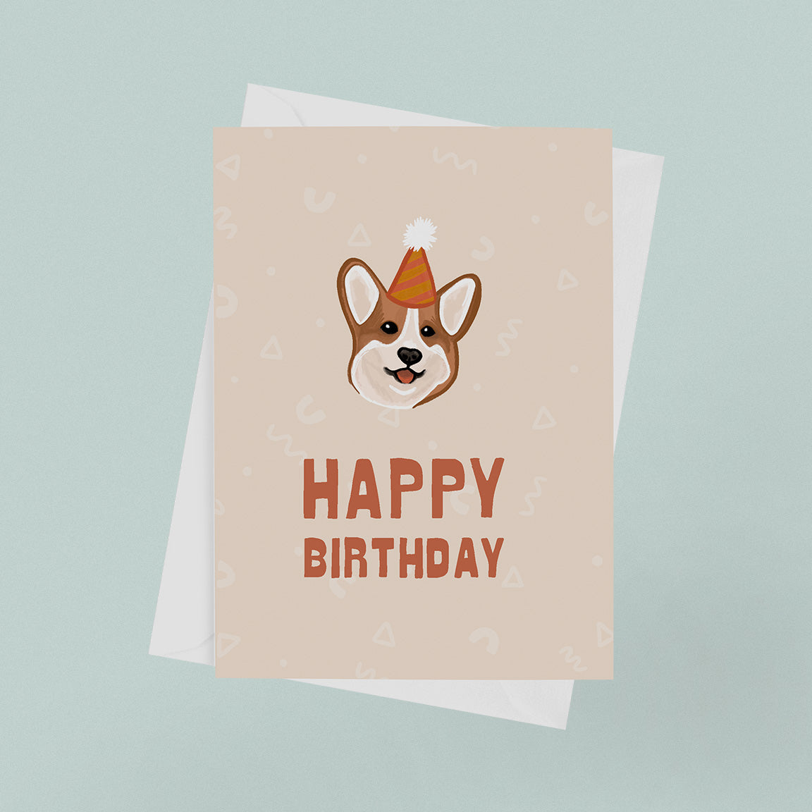 Corgi Birthday Card