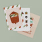 3 Pack: Illustrated Holiday Cards