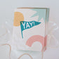 YAY Abstract Celebration Card