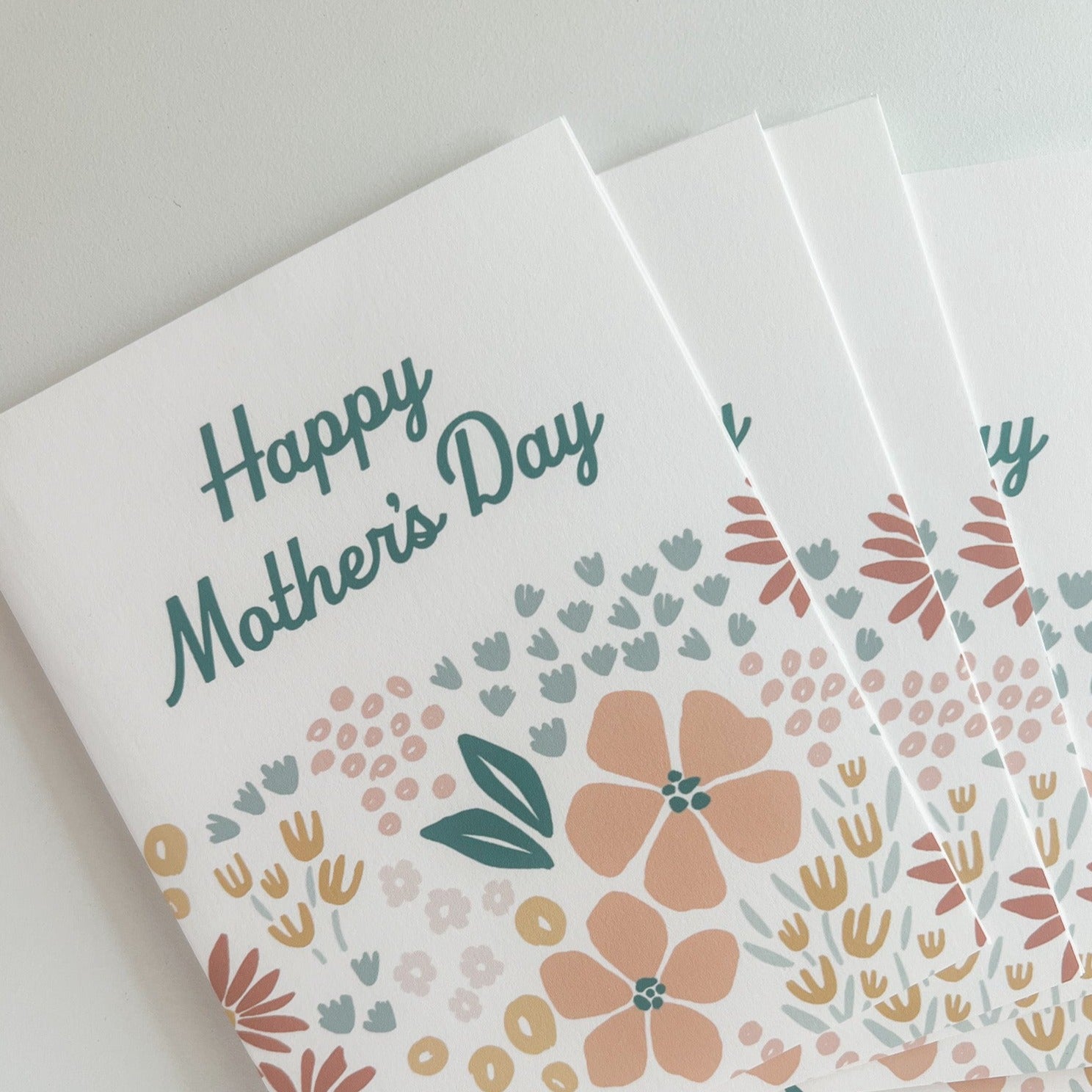 Set of Floral Mother's Day Cards