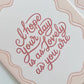 Close up of multiple Pink Lovely Day cards