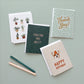 Mixed Greeting Cards: 4 Pack including 1 Plants Greeting Card, 1 You're The Best Greeting Card, 1 Thank You Card, and 1 Corgi Birthday Card.