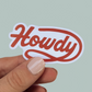 Howdy Sticker